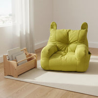 Playroom Padded Sofa Couch Reading Corner Children's Mini Sofa Soft Padded Cushiony Bear Armchair for Young Children, Playroom, Nursery