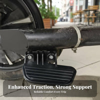 2 Pieces Aluminum Alloy Foot Pedals Easy Installation Rear Passenger Foot Pegs Bike Rear Pedal Reinforced Design