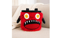 Chalk Bag with Loops Furry Chalk Bag Cartoon Pouch for Climbers, Boulderers, Climbing, Bouldering, Gym