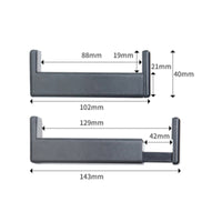 2 Pieces Compact Guitar Support Pieces Freestanding Acoustic Guitar Stand Slim-Line Space-Saving for Guitarists, Home Studio, Practice Room, Apartments