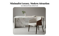 New Chinese Design Upholstered Wood Dining Chair Light Luxury Solid Wood Leisure Chair Thickened Cushion Minimalist Upholstered Armchair Ergonomic Design for Interior Designers, Business Owners, Restaurant, Clubhouse, Hotel, Living Room