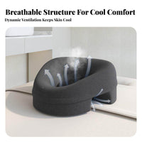 Zero Eye Pressure Massage Table Face Cradle Surround Support Prone Position Pillow Breathable for Adults, Office Workers, Spa, Home