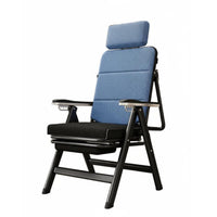 High-Back Ergonomic Reclining Chair with Footrest Adjustable Support Foldable Lounger with Footrest Integrated Headrest Office Furniture Reclines up to 170 Degrees for Gamers, Telecommuting Workers, Students