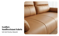 Three-Seater Keyboard Key Settee Modern Minimalist and design Sofa upright Tufted Backrest Couch for Apartment Dwellers, Families, Small rooms, Lounge Area