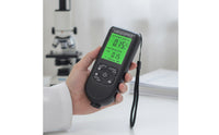 Handheld Coating Thickness Gauge Digital Thickness Tester with Lanyard Backlit Tool Portable for Workshop