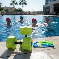 EVA Foam Water Dumbbell Buoyant Resistance Water Aerobics Weight DIY Assembly