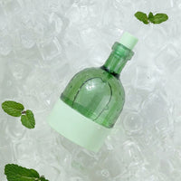 Soft Drinks Chiller with Food Grade Silicone Ice Ball Tray for Home Bar, Easy Release Two-Piece Bottle Style Ice Trays