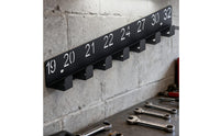 Numbered Wrench Organizer Space-Saving Wall-Mounted Mounted Wrench Rack Easy Installation Spanner Storage Hanger for Workshop