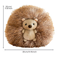 Decorative Sewn Closed Round Cushiony Sofa Cushion Hedgehog Cushiony Cushion Hedgehog Stuffed Pillow
