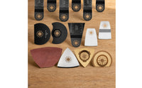 24 Pieces Oscillating Multitool Accessory Kit Sanding Sheet Pads Universal Fit Sanding Sheet Set for Home Renovation