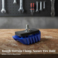 Sturdy Plastic Construction Inner Tube Clamp Anti-Slip Grip Tire Inner Tube Lock Universal Fit for Motocross Racers, Non-Asphalt-Road Riding