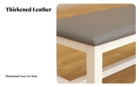 Padded Shoe Bench Multi-Purpose Padded Entryway Bench adaptable Use Long Stool for Homeowners, Business Owners, dressing area, Bedroom, Retail outlet