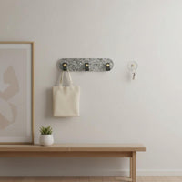Hanging Hook Waterproof Acrylic Hook Rack Heavy Duty Decorative Wall Hooks for Renters, Entryway, Bedroom