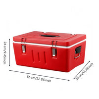Insulated Food Storage Box Side Handles Hot and Cold Food Carrier Commercial