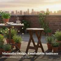 Foldable Padded Round Stool Space-Saving Portable Seat Easy Storage Household Furniture Minimalist Design for Homeowners, Event Hosts, Indoor Use, Kitchen, Dorm Room, Events & Parties