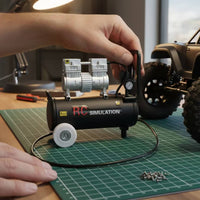RC Car Air Compressor Upgrade RC Crawler Accessory Lightweight for Garage Diorama