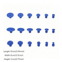 18 Pieces Dent Puller Tabs Reusable Puller Tab Plastic for DIYers