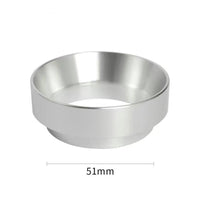 Long-Lasting Portafilter Dosing Funnel with Base Rust-Resistant Coffee Dosing Collar with Adhesive Connection Tapered Portafilter Funnel with Adhesive Connection Smooth for Baristas