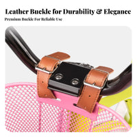 Adjustable Straps Metal Mesh Basket Buckle Fasteners Metal Wire Bike Basket