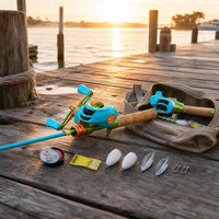 Macaron Baitcasting/Spinning Fishing Rod and Reel Combo Set