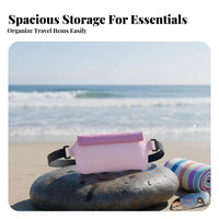 Waterproof Phone Waist Pouch Touchscreen Compatible Waterproof Phone Holder Large Capacity for Beachgoers, Journeyers, Snorkeling, Boating, Rainy Days