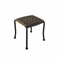 adaptable Small Woven Stool Portable Woven Rattan Stool Lightweight Low Seat long-lasting Frame for Homeowners, Interior Decorators, Fishing, Entryway, exteriordoor, Living Room