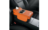 Car Armrest Tissue Box Multi-Functional Multifunctional Armrest Pad 5 in 1 Design Car Console Organizer Cup Holder for Truck Drivers, Road Trips