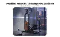 Low Effect Elliptical Machine Smart Air Walk Glider Full-Body Workout Compact Stepper Machine Quiet Operation for Apartment