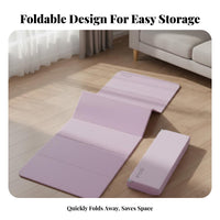 Non-Slip Foldable Exercise Mat Shock Absorption Folding Exercise Mat Thickened Quiet for Home Use, Gym