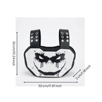 Football Back Protector Impact-Absorbing Football Backplate Lightweight Pad for Adults