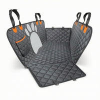 Waterproof Dog Car Seat Cover with Side Flaps Quilted Car Seat Cover with Mesh Window Nonslip Heavy-Duty for Dogs