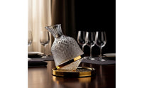Waterfall Vino Decanter Quick Aeration Vino Aerator Glacial Summit Decanter Easy To Clean Aerating Pourer Hand Blown