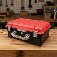 Hard Carrying Case Safeguarding Hard Case with Handle Storage Box Heavy Duty Shockproof for Technicians, Travel, Field Work