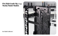 1/144 Scale Model Hangar Display Scene Building Mecha Hangar Display Base Customizable Figure Garage Easy Assembly 1/144 Scale