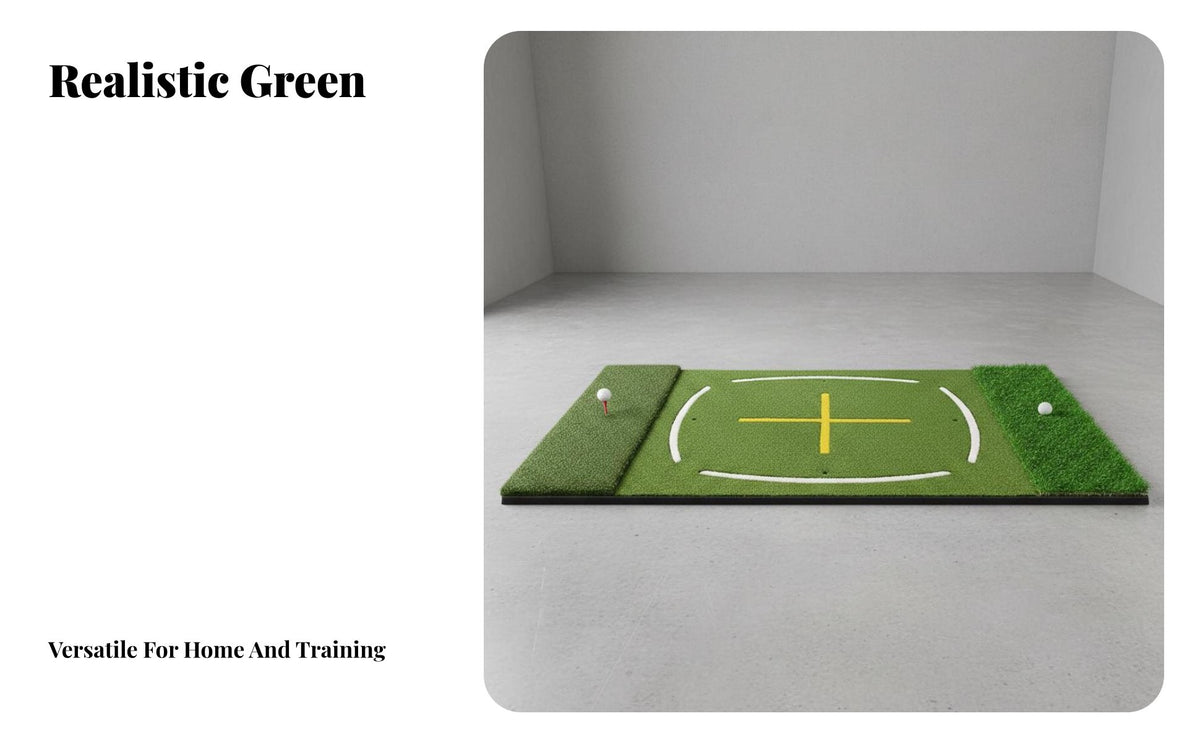 Golf Hitting Mat Non-Slip Rubber Backing Golf Swing Mat Sturdy for Golfers, Beginners, Driving Range, Outdoor, Backyard