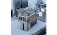 Welded 20-Slot Ice Frozen Treat Mold Matching Lid Stainless Steel Ice Frozen Treat Mold Silvery Finish Freezer Tool Food-Grade