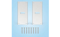 2 Pieces Corrosion-Resistant Fence Post Extension Bracket Long-Lasting Post Extension Bracket with Screws Reinforced Height Extender Stable for Contractors, Yard Projects