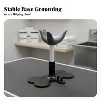 Stable Base Dog Grooming Stand Long-Lasting Dog Grooming Belly Support Easy to Use Adjustable Pet Standing Aid for Beginners