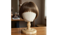 Mannequin Head with Stand Child-Sized Mannequin Head Stand clothCovered for Retailers