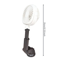 360° Rotation Rechargeable Dashboard Fan Brushless Engine USB Car Fan for Desktop, Kitchen