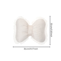 Car Cushion Beige Bow-Shaped Cushion Soft for Drivers, Commuters