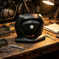 Motorcycle Passenger Backrest Padded Motorcycle Back Cushion Pad Curved Passenger Backrest