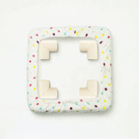 Padded Needle-Frame Cover with Corner Protectors Velvety Hoop Guard Thick Craft Accessory Soft for Embroiderers