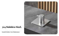 Stainless Steel Sticky Hook No Required Wall Hook Rustproof Drill Wall Hanger for Homeowners, Students