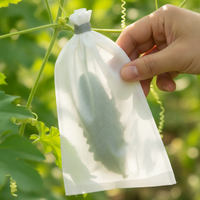 Loofah Gourd Fruit Protection Bags - Waterproof Insect-Proof Covers for Cucumber Bitter Gourd Vegetables