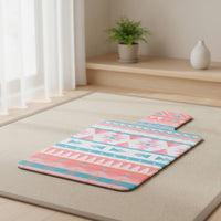 Non-Slip Pilates Reformer Mat with Cutout Suede Mat with Headrest Cutout Grip-Enhancing Soft for Yogis