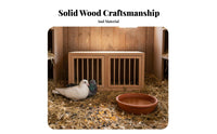 Multi-Unit Pigeon Perch Box Sturdy and Long-Lasting Wooden Pigeon Enclosure Dense Wood Dovecote Easy to Install Wooden Birdhouse