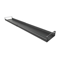 Tool-Effortless Installation Steel Cooktop Back Organizer No Drilling Required Attachable Cooktop Top Shelf Adjustable Size for Renters