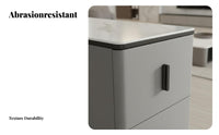 Multi-Drawer End Table Scratch-Resistant Top for Living Room, Homeowners, Adults