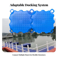 Plastic Pontoon Block Interchangeable Design Buoyant Dock Cube Walkway Pontoon Section High Buoyancy Water Scooter Raising